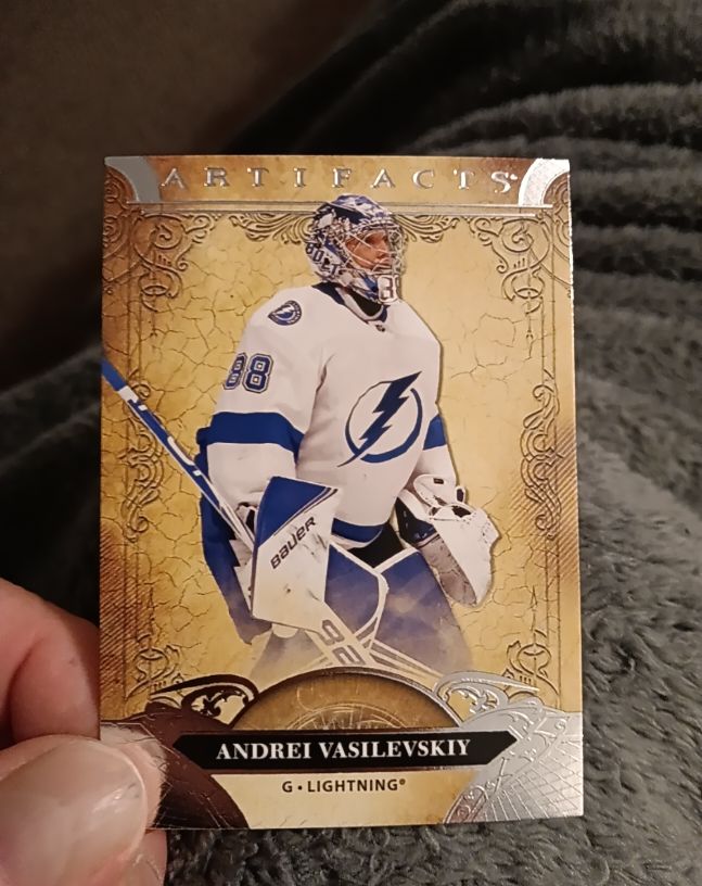 2020-21 Upper Deck Artifacts #61 Andrei Vasilevskiy Tampa Bay Lightning — front
