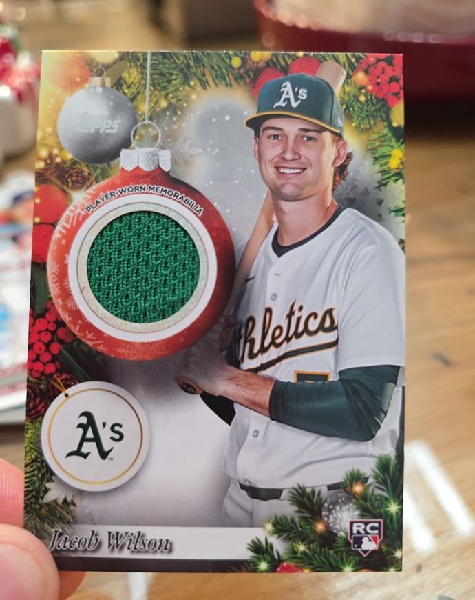 2025 Topps Holiday #PR-JW Jacob Wilson — front
