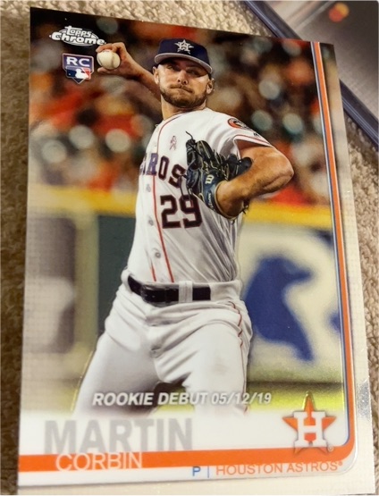 2019 Topps Chrome Update #60 Corbin Martin — front