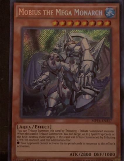 2014 Yu-Gi-Oh! MP14-EN217 Mobius the Mega Monarch — front