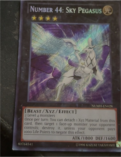 Yu-Gi-Oh! NUMH-EN028 Number 44: Sky Pegasus — front