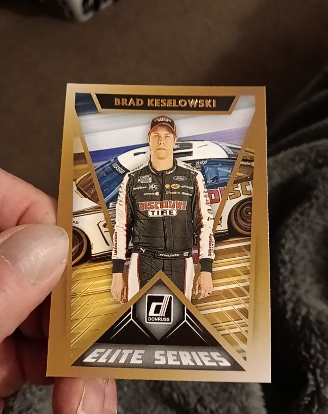 2021 Donruss Racing Elite Series #E10 Brad Keselowski — front