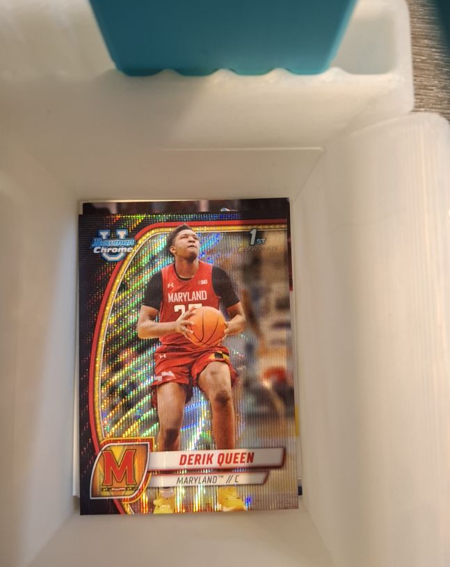 2024 Bowman Chrome University #19 Derik Queen — front