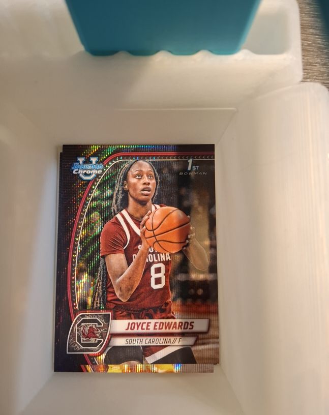 2024-25 Bowman University Chrome #36 Joyce Edwards — front