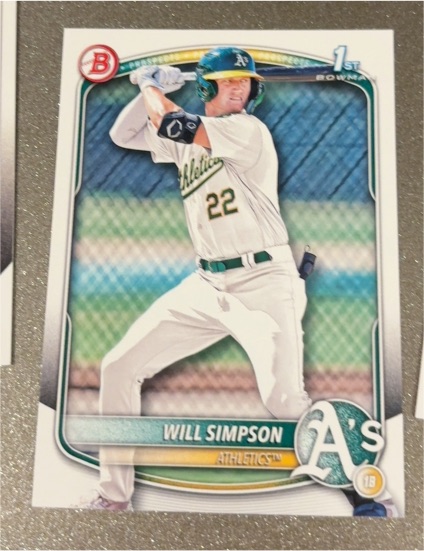 2025 Bowman #BP-35 Will Simpson — front