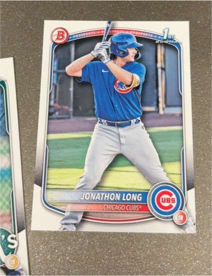 2025 Bowman #BP-58 Jonathon Long — front