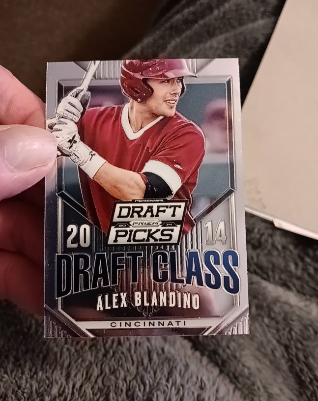 2014 Panini Prizm Perennial Draft Picks Draft Class #27 Alex Blandino — front