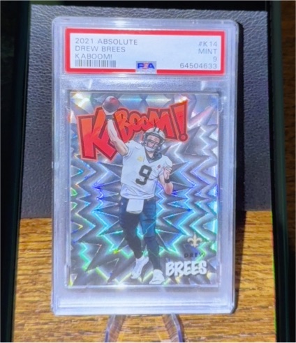 2021 Panini Absolute Kaboom! #K14 Drew Brees — front