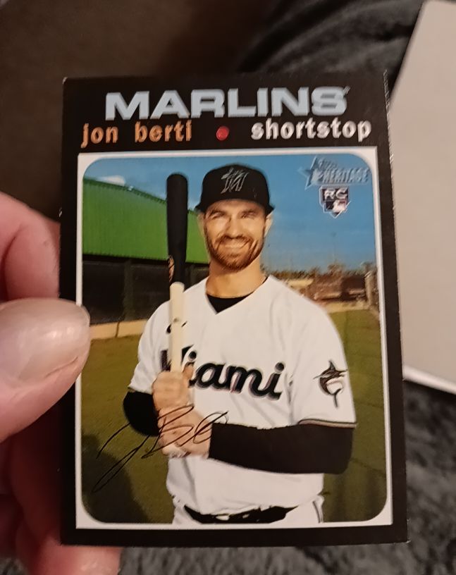 2020 Topps Heritage #540 Jon Berti — front