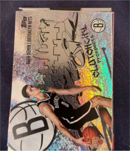 2025-26 Topps #CC-8 Egor Demin Clutch City Prospects — front