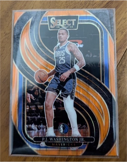 2024-25 Panini Select Premier Level #154 P.J. Washington Jr. — front
