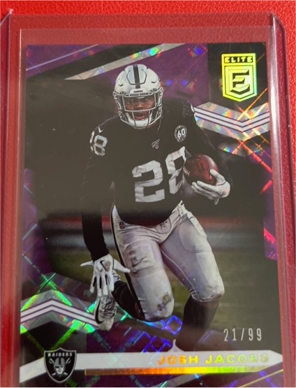 2025 Panini Donruss Elite #28 Josh Jacobs — front