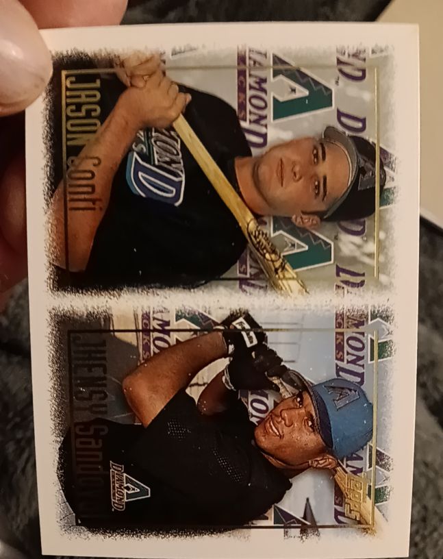 1997 Topps #468 Jason Conti / Jhensy Sandoval — front