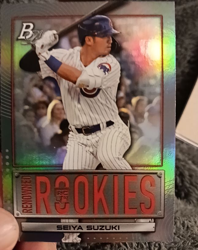 2022 Bowman Platinum Renowned Rookies #RR-10 Seiya Suzuki — front