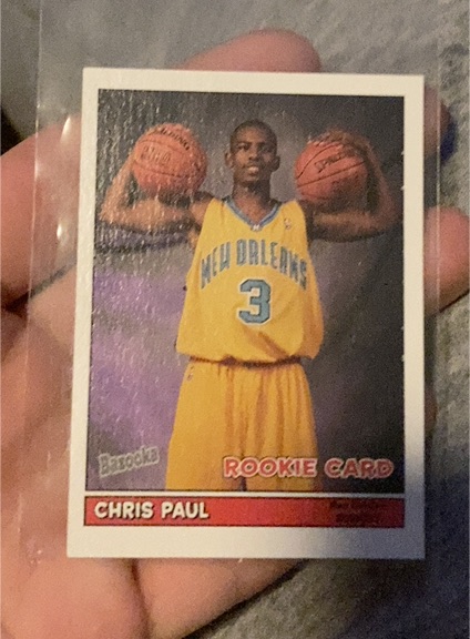 2005-06 Topps Bazooka #166 Chris Paul Rookie Card — front