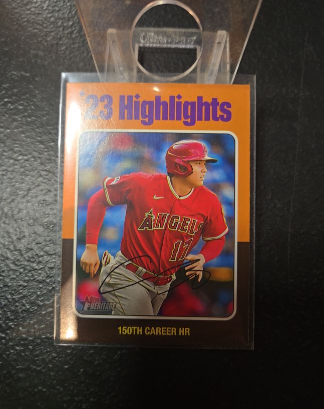 2024 Topps Heritage #7 '23 Highlights Shohei Ohtani — front