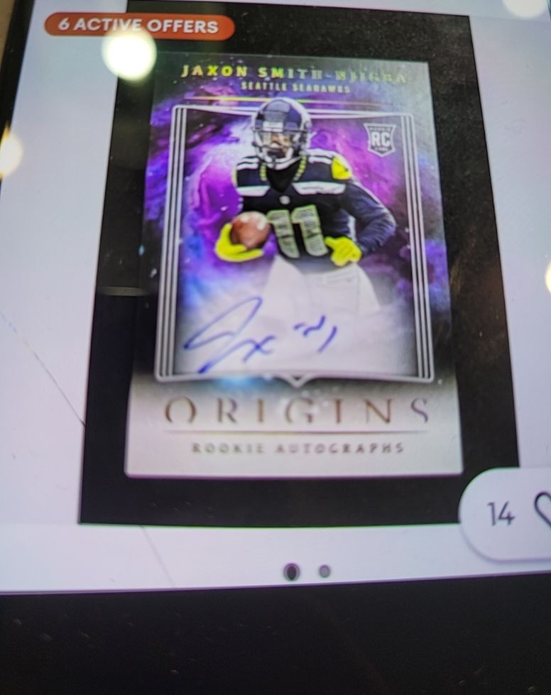 2023 Panini Origins #RAMMA Jaxon Smith-Njigba Rookie Autographs — front