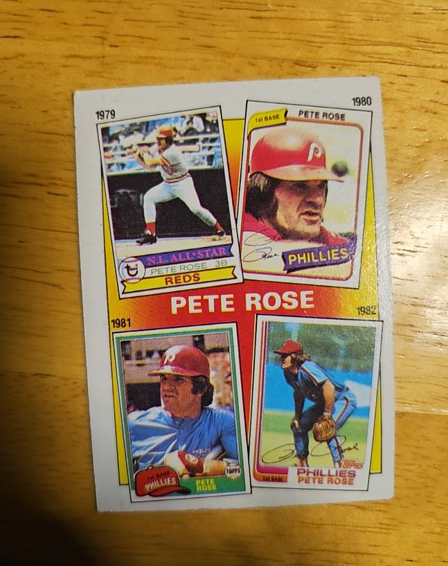 1986 Topps #6 The Pete Rose Years: 1979-1982 — front