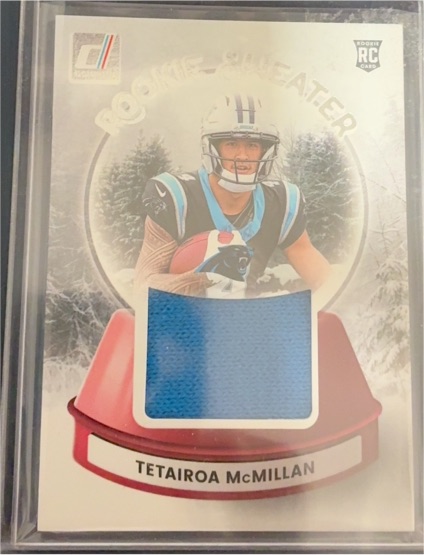 2025 Donruss #SWE-TWM Tetairoa McMillan Rookie Sweater — front
