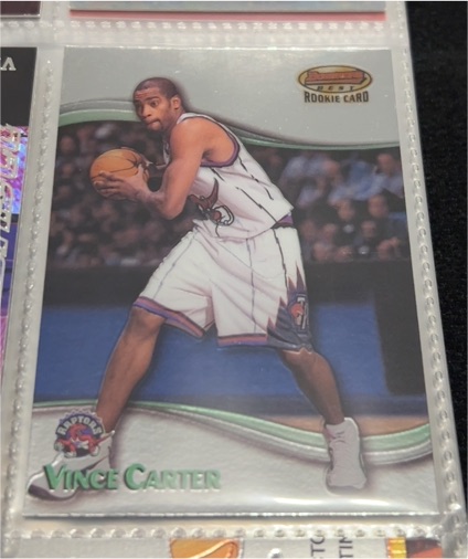 1998 Bowman's Best #105 Vince Carter — front