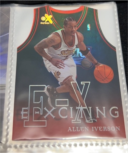 1999-00 Skybox EX E-Xciting #3XCT Allen Iverson — front