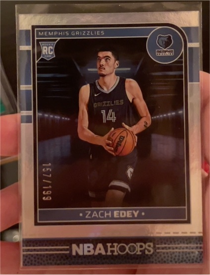2024-25 Panini NBA Hoops #239 Zach Edey — front