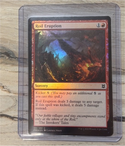 2020 Magic: The Gathering #165 Roil Eruption — front