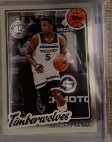 2025-26 Topps 45th Anniversary #80BK-90 Anthony Edwards — front