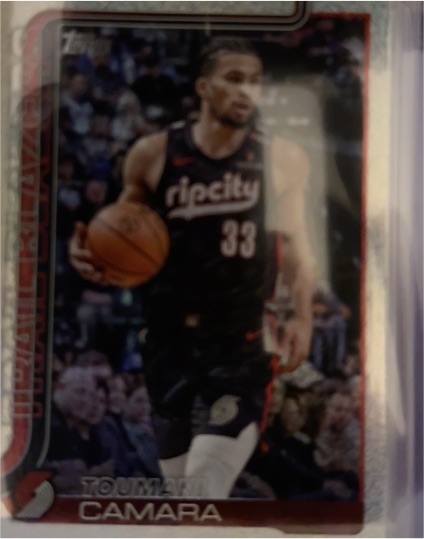 2025-26 Topps #128 Toumani Camara — front