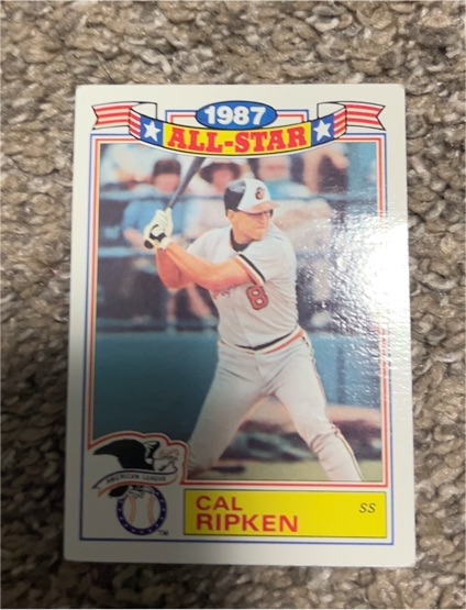 1987 Topps All-Star #5 Cal Ripken — front
