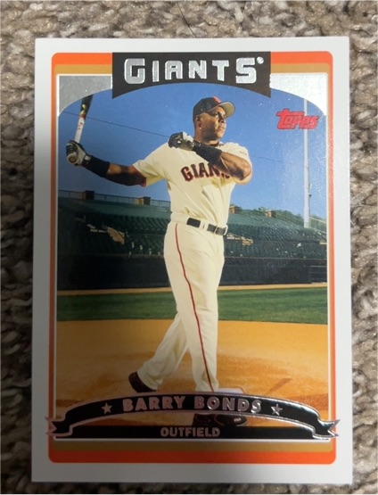 2006 Topps #100 Barry Bonds — front