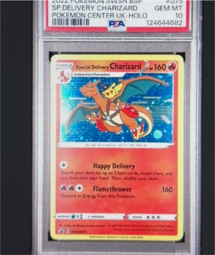 2022 Pokémon SWSH Black Star Promo #075 Special Delivery Charizard — front