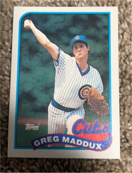 1989 Topps #240 Greg Maddux — front