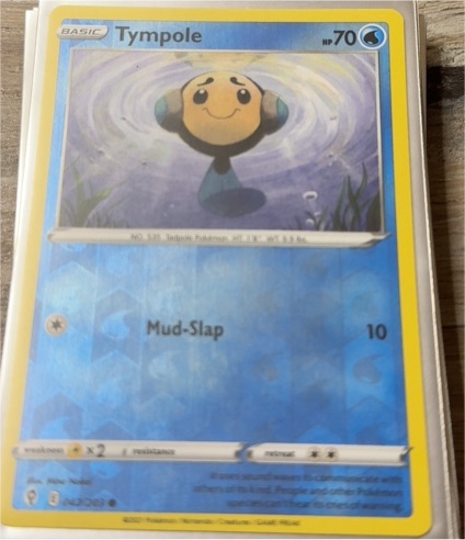 2021 Pokémon Sword & Shield Evolving Skies #42 Tympole — front
