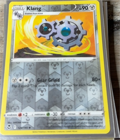 2022 Pokémon SWSH12: Silver Tempest #124 Klang — front
