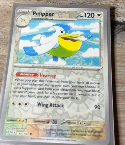 2022 Pokémon Paldea Evolved #159 Pelipper — front