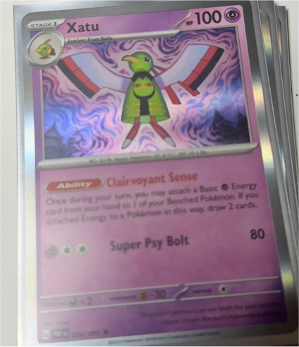 2024 Pokémon TCG Paldean Fates #026 Xatu — front
