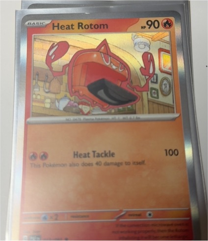 2024 Pokémon Scarlet & Violet Paldean Fates #013 Heat Rotom — front