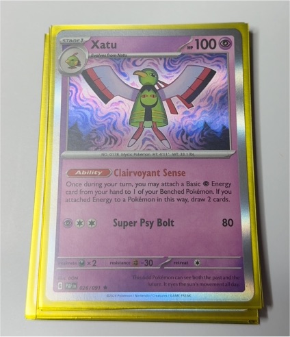 2024 Pokemon Scarlet & Violet Paldean Fates #026 Xatu — front