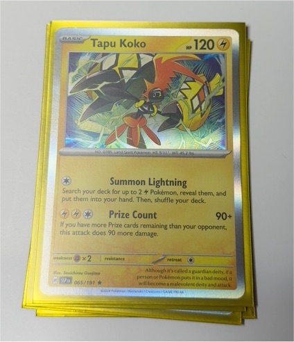 2023 Pokémon Scarlet & Violet Surging Sparks #065 Tapu Koko — front