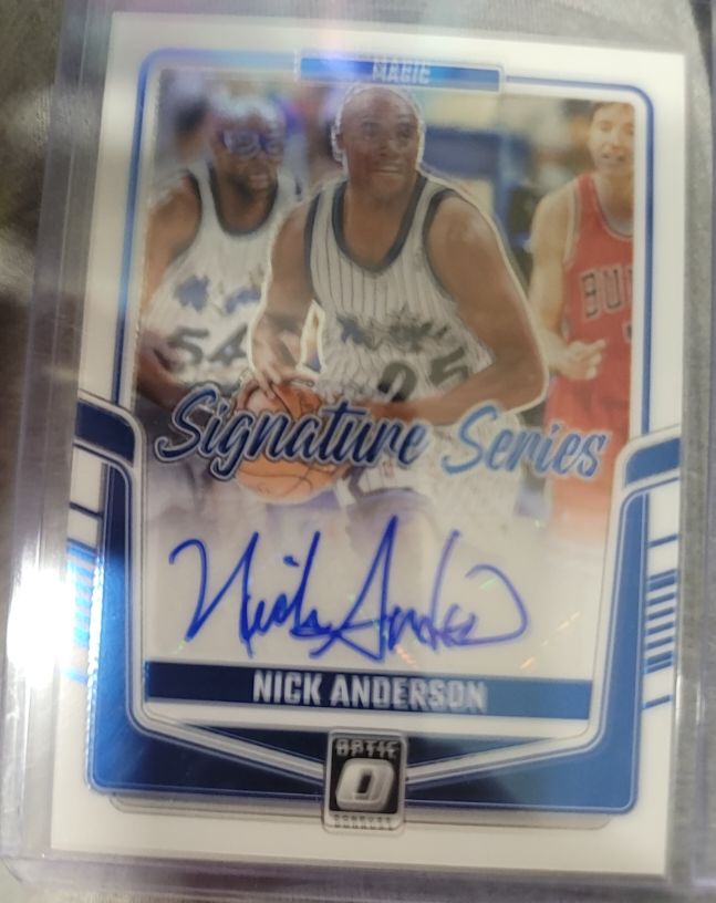 2024-25 Panini Donruss Optic Signature Series #SS-AND Nick Anderson — front