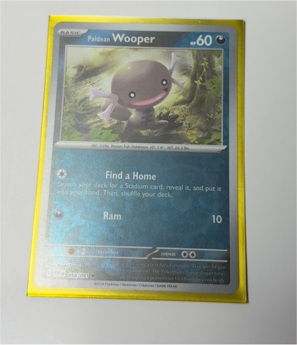 2024 Pokémon Paldean Fates #058 Paldean Wooper — front