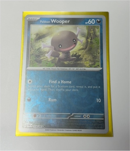2024 Pokémon Paldean Fates #058 Paldean Wooper — front