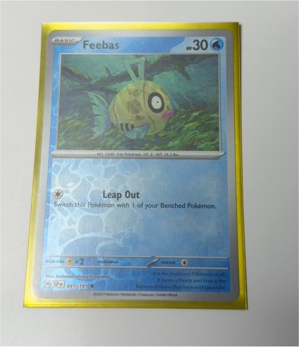 2024 Pokémon Scarlet & Violet Surging Sparks #041 Feebas — front
