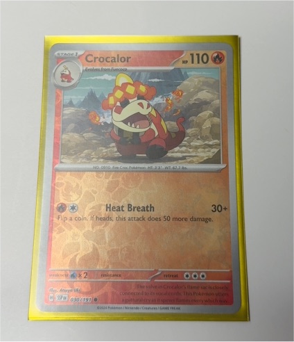 2024 Pokémon SV: Surging Sparks #030 Crocalor — front