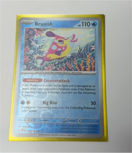 2023 Pokémon SV08 Surging Sparks #049 Bruxish — front