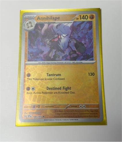 2023 Pokémon Scarlet & Violet Surging Sparks #100 Annihilape — front