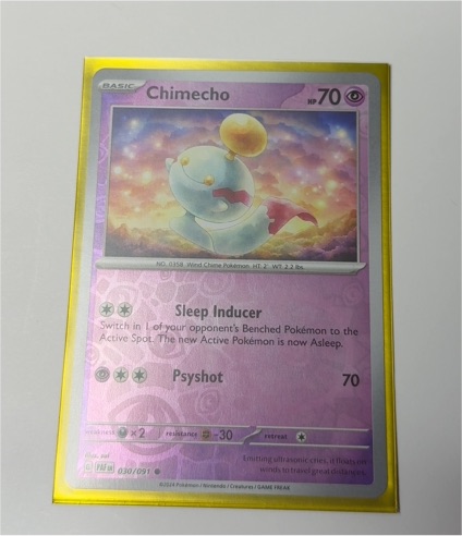 2022 Pokémon Paldean Fates #030 Chimecho — front