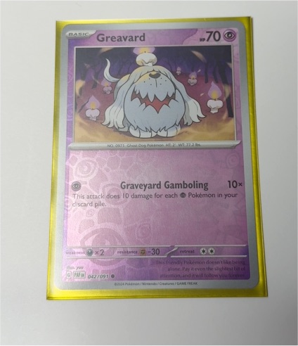 2024 Pokémon Scarlet & Violet Paldean Fates #042 Greavard — front
