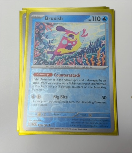 2022 Pokémon SV08: Surging Sparks #049 Bruxish — front